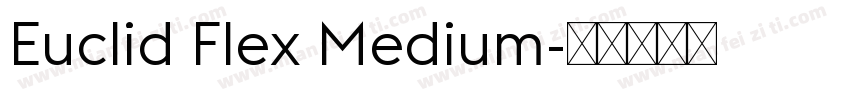 Euclid Flex Medium字体转换